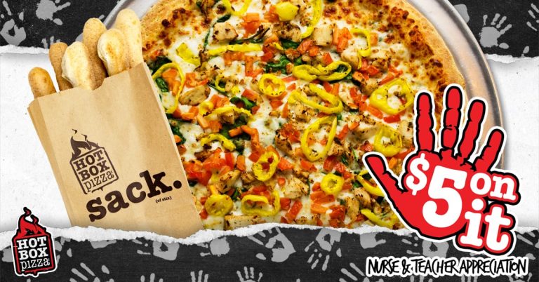 Hotbox pizza coupon code