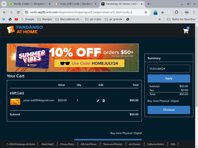 Vudu promo code